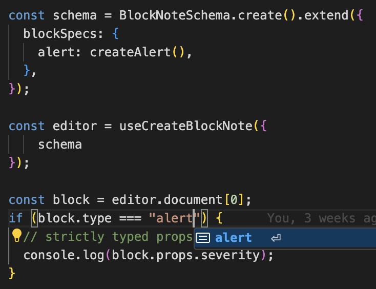 Type-Safe Schema